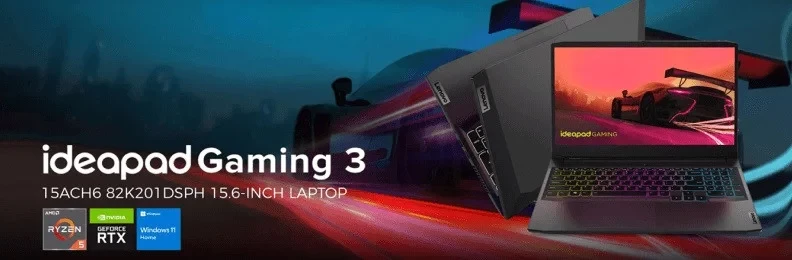 Laptop Gaming Lenovo ideapad 15ach6 82k201dsph 15.6 inch