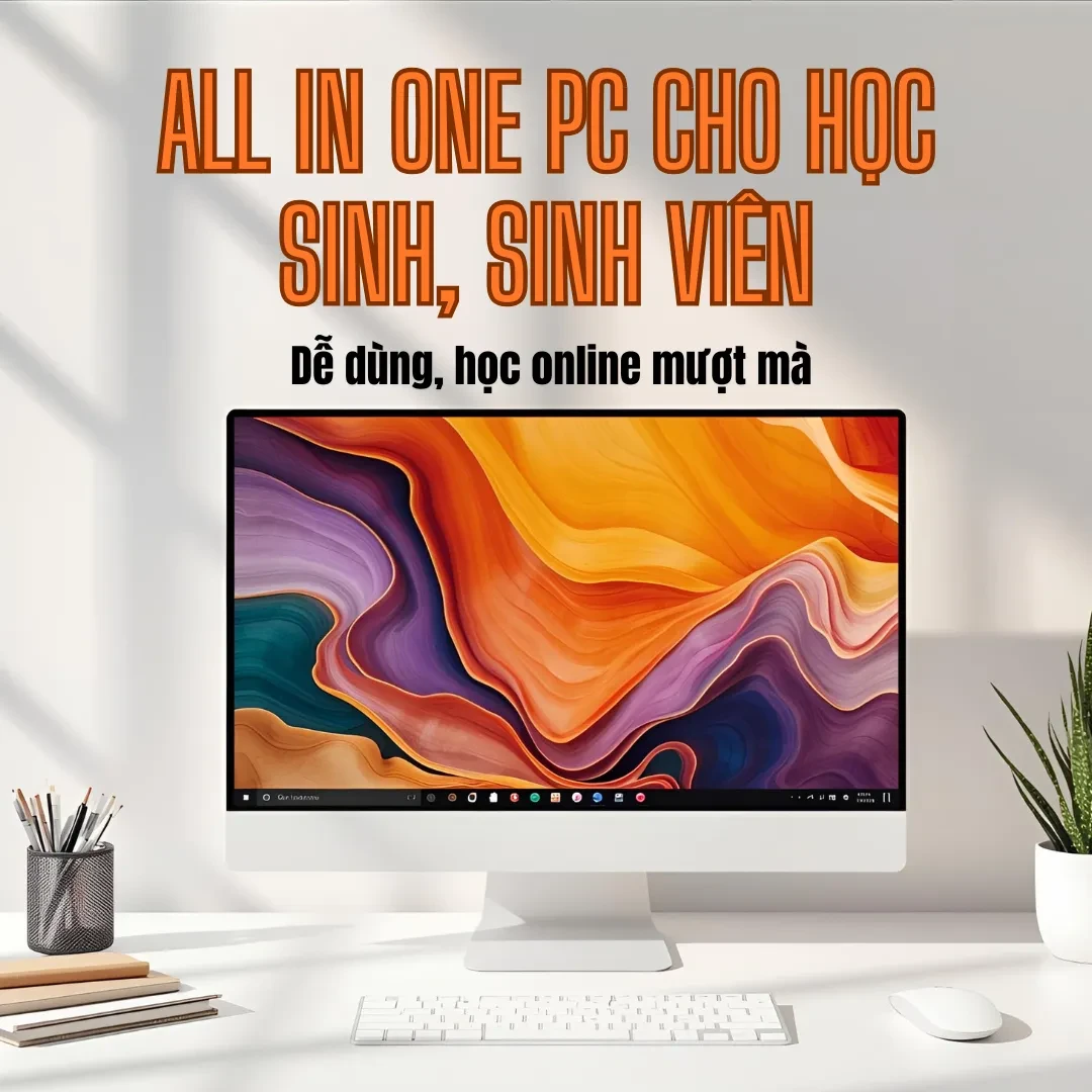 So sánh All In One PC với trọn bộ máy tính để bàn truyền thống