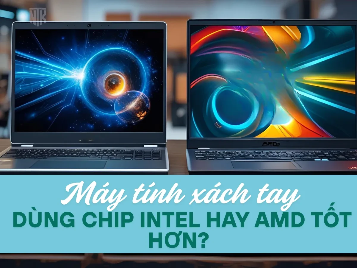 Máy tính xách tay dùng chip Intel hay AMD tốt hơn?