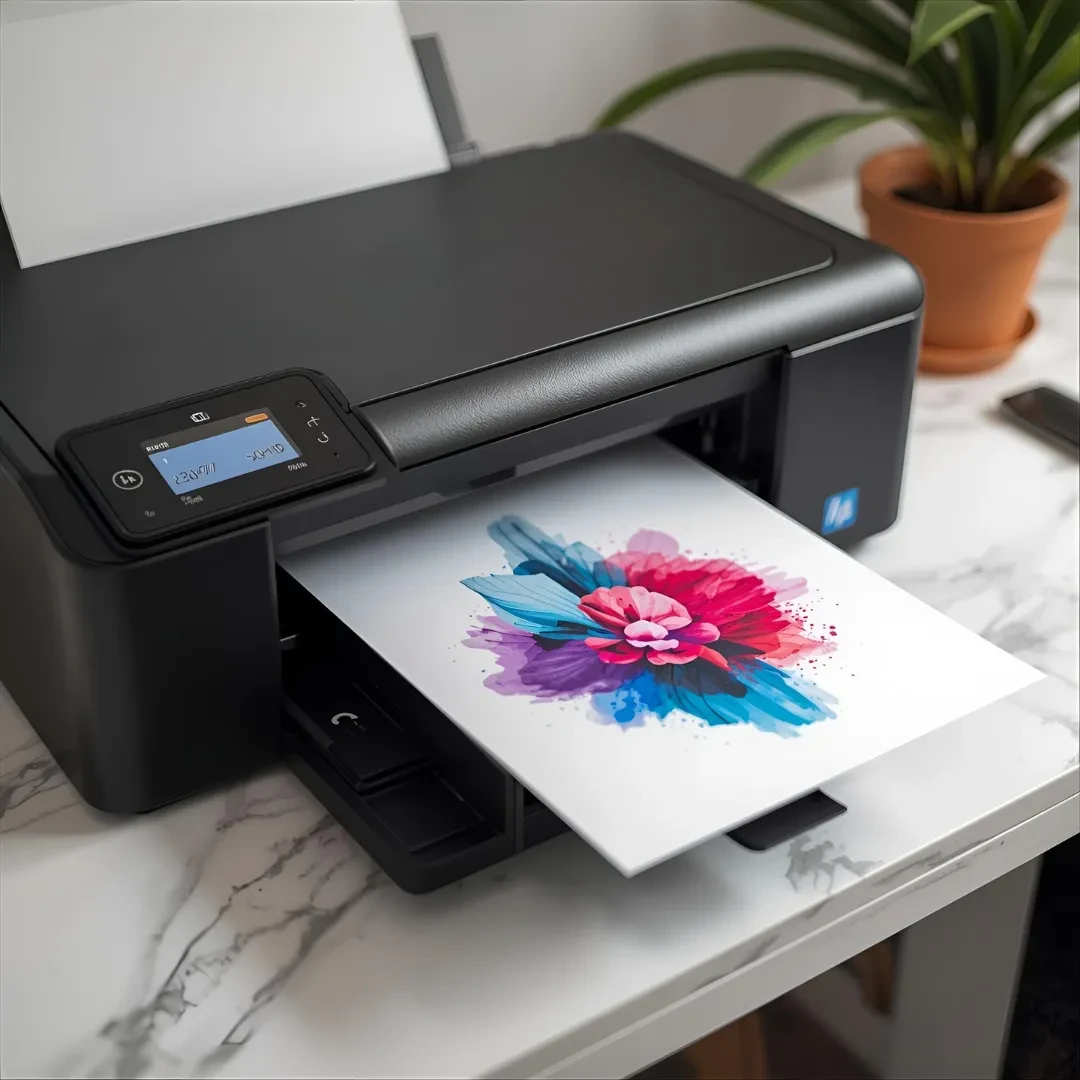 Sản phẩm thực tế không lem mực khi in giấy thường