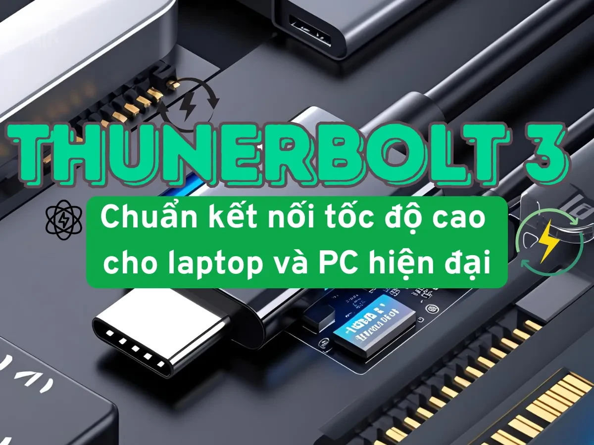 Thunderbolt 3 là gì? Chuẩn kết nối tốc độ cao cho laptop và PC hiện đại