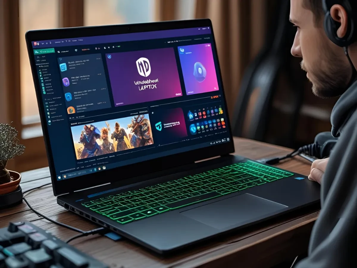 Bàn phím, touchpad và webcam cho streamer