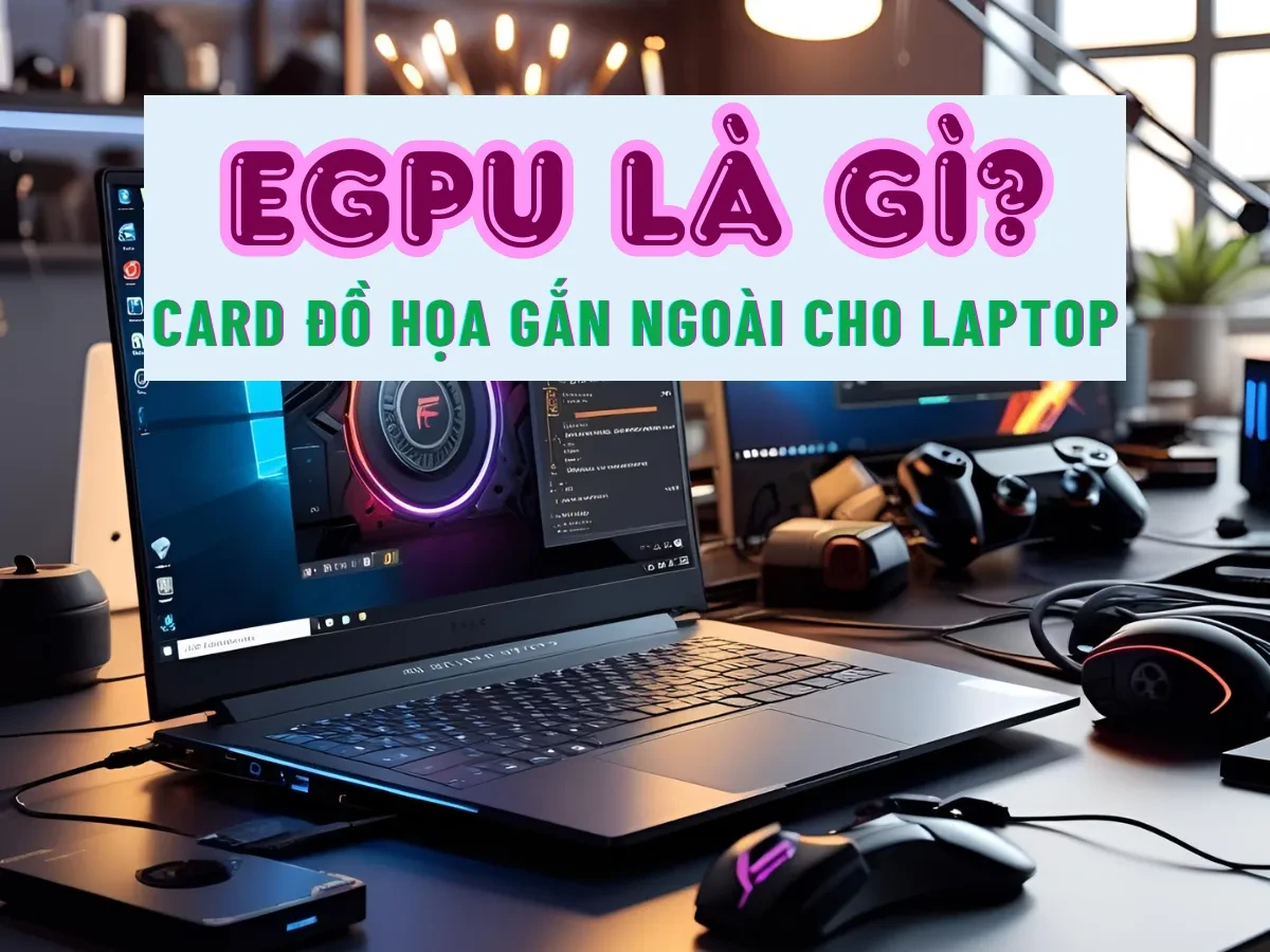eGPU là gì? Tìm hiểu card đồ họa gắn ngoài cho laptop