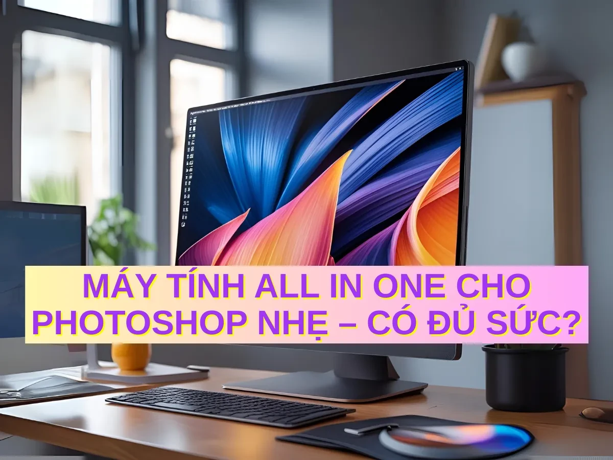 Tổng quan về nhu cầu chạy photoshop trên máy tính All In One