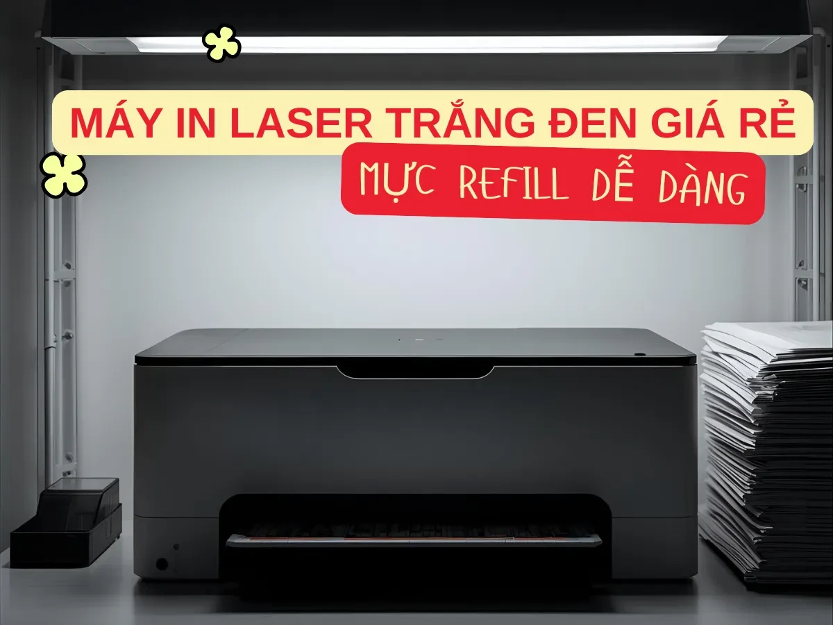 Phân tích tính năng đáng giá của máy in trắng đen refill