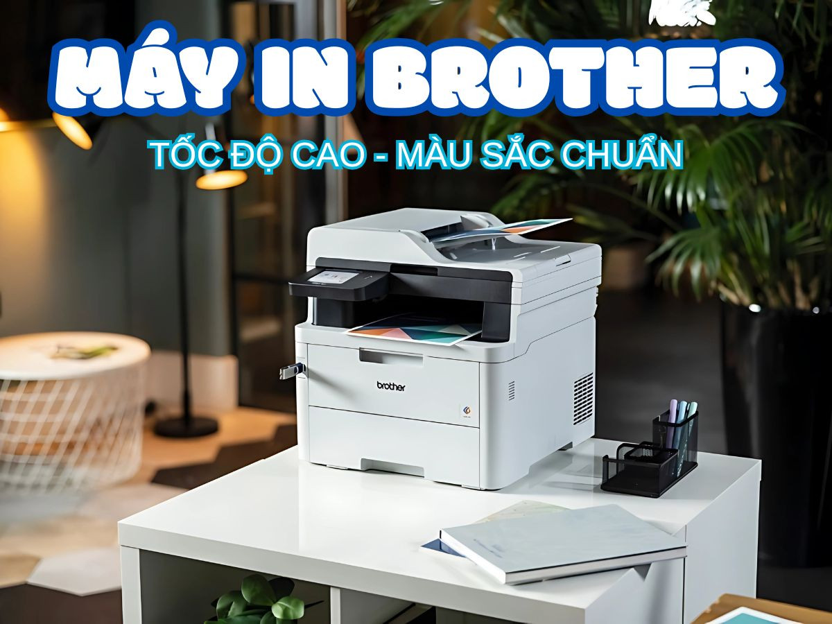  Máy in laser màu Brother – tốc độ cao, màu sắc chuẩn