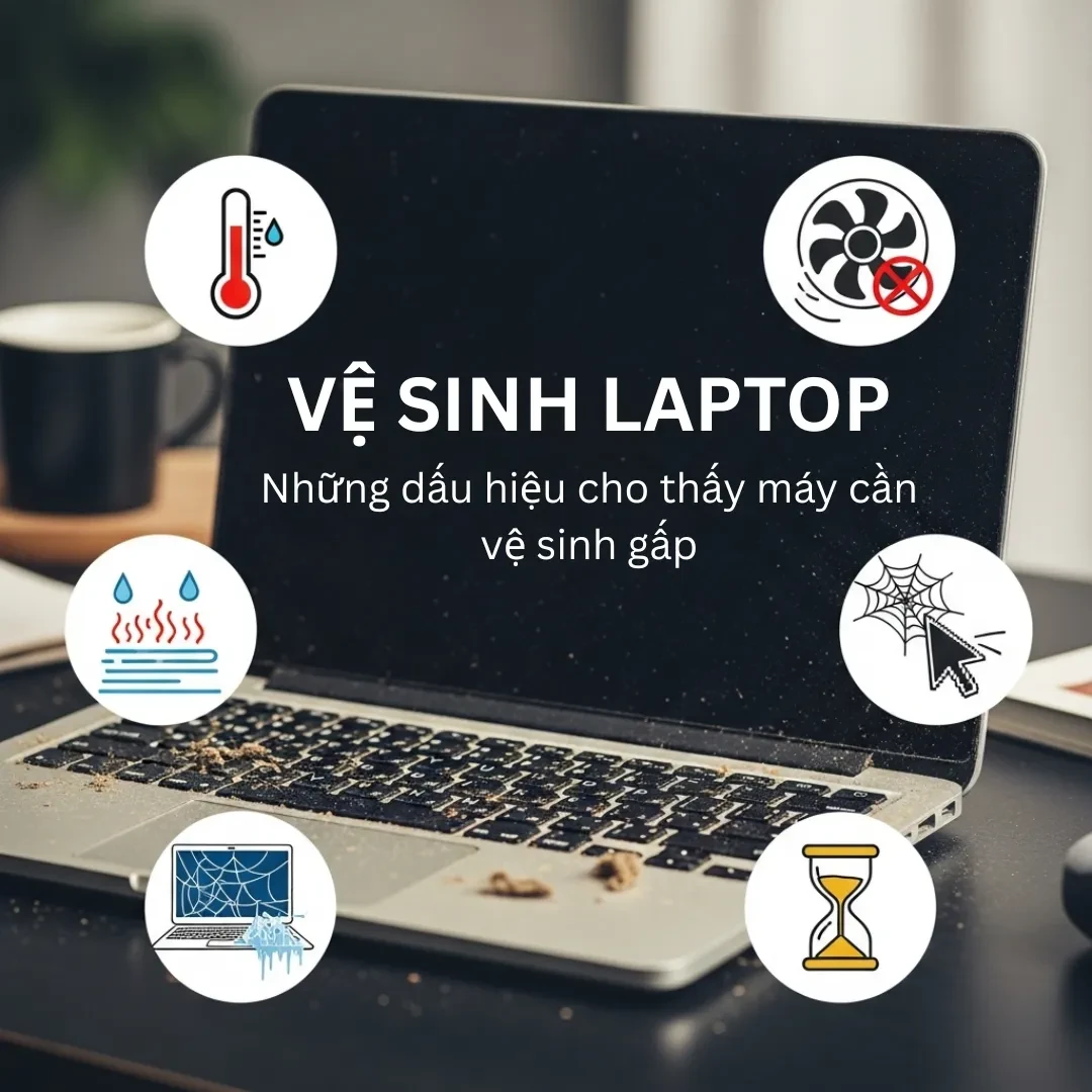 Quạt Laptop kêu to, chạy liên tục không nghỉ