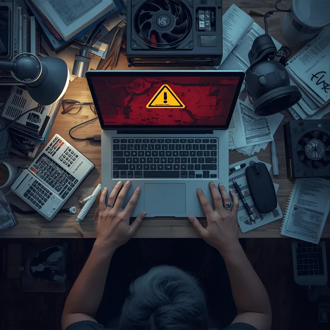 Bàn phím, cổng kết nối bám bụi nhiều