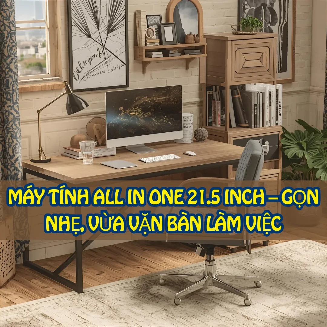 Lợi ích thực tế khi sử dụng máy tính All In One 21.5 inch