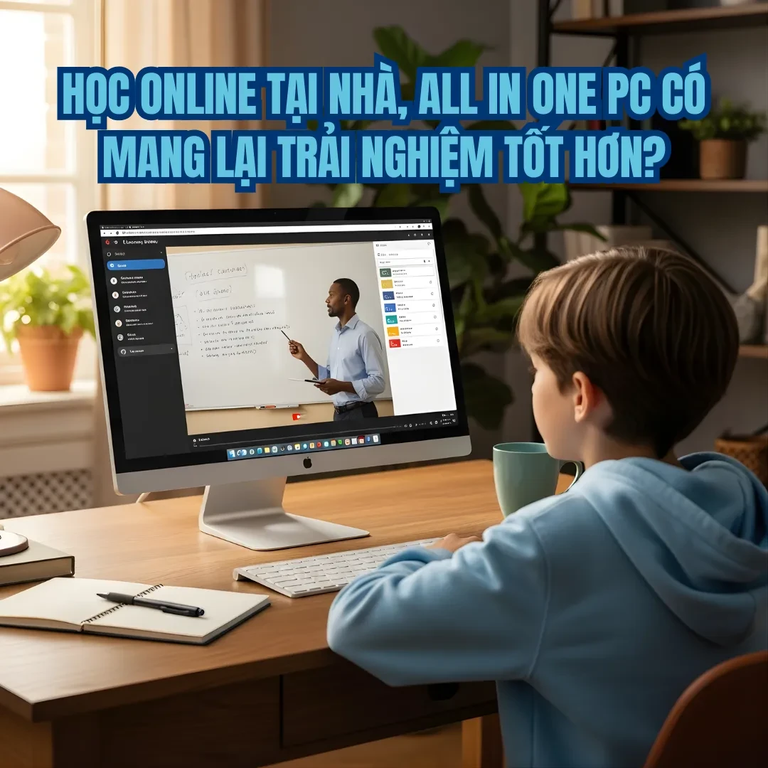 All In One PC và trọn bộ máy tính để bàn nhìn từ thực tế sử dụng