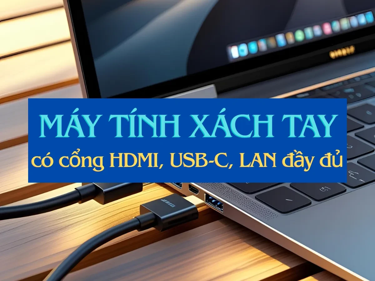 Tại sao cần đầy đủ cổng kết nối trên laptop?