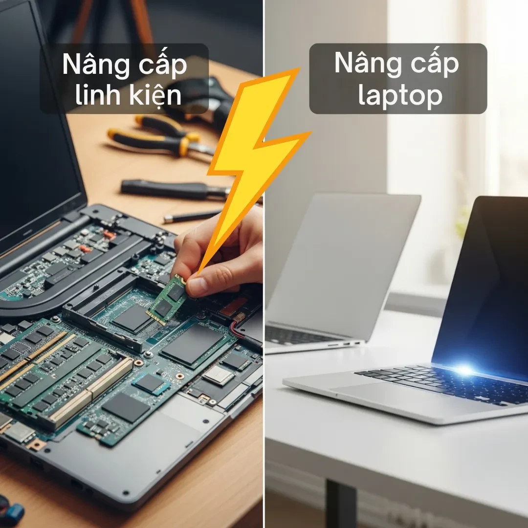 Nâng cấp laptop trọn gói là gì và khác biệt ra sao