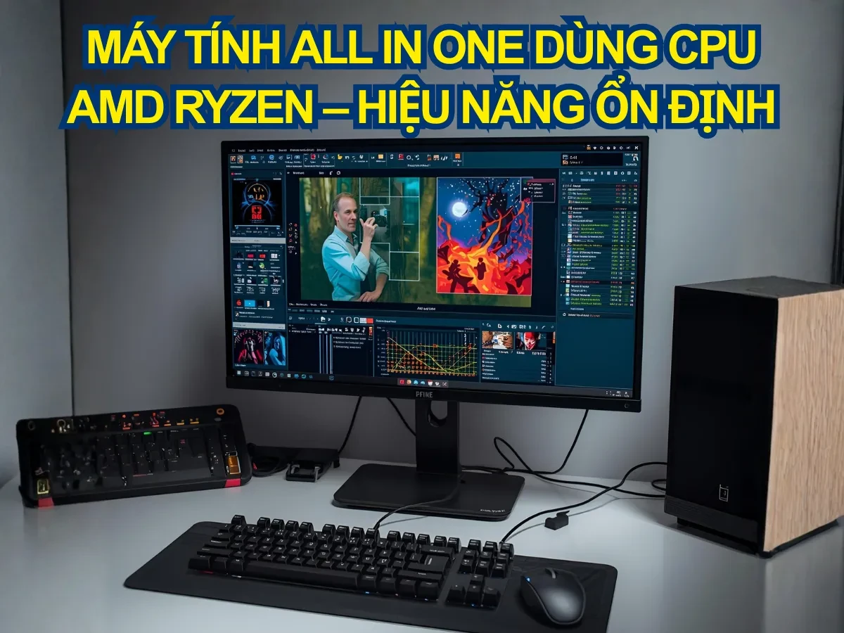 Sức mạnh của bộ xử lý AMD Ryzen trong All In One