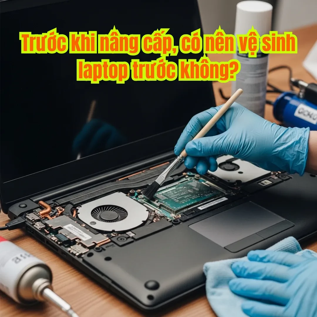 Vệ sinh laptop mang lại giá trị gì trước khi nâng cấp?