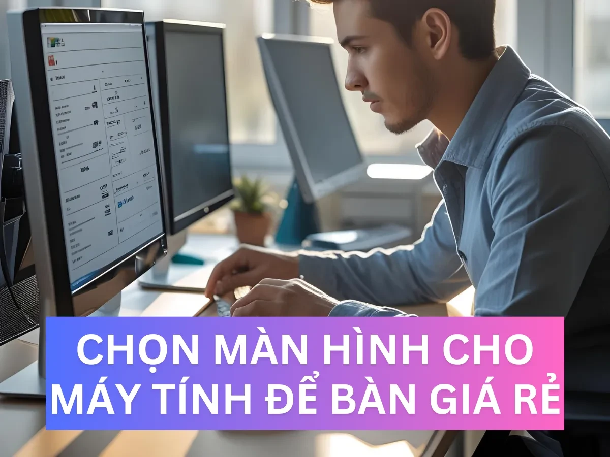 Hiểu đúng nhu cầu sử dụng màn hình máy tính giá rẻ
