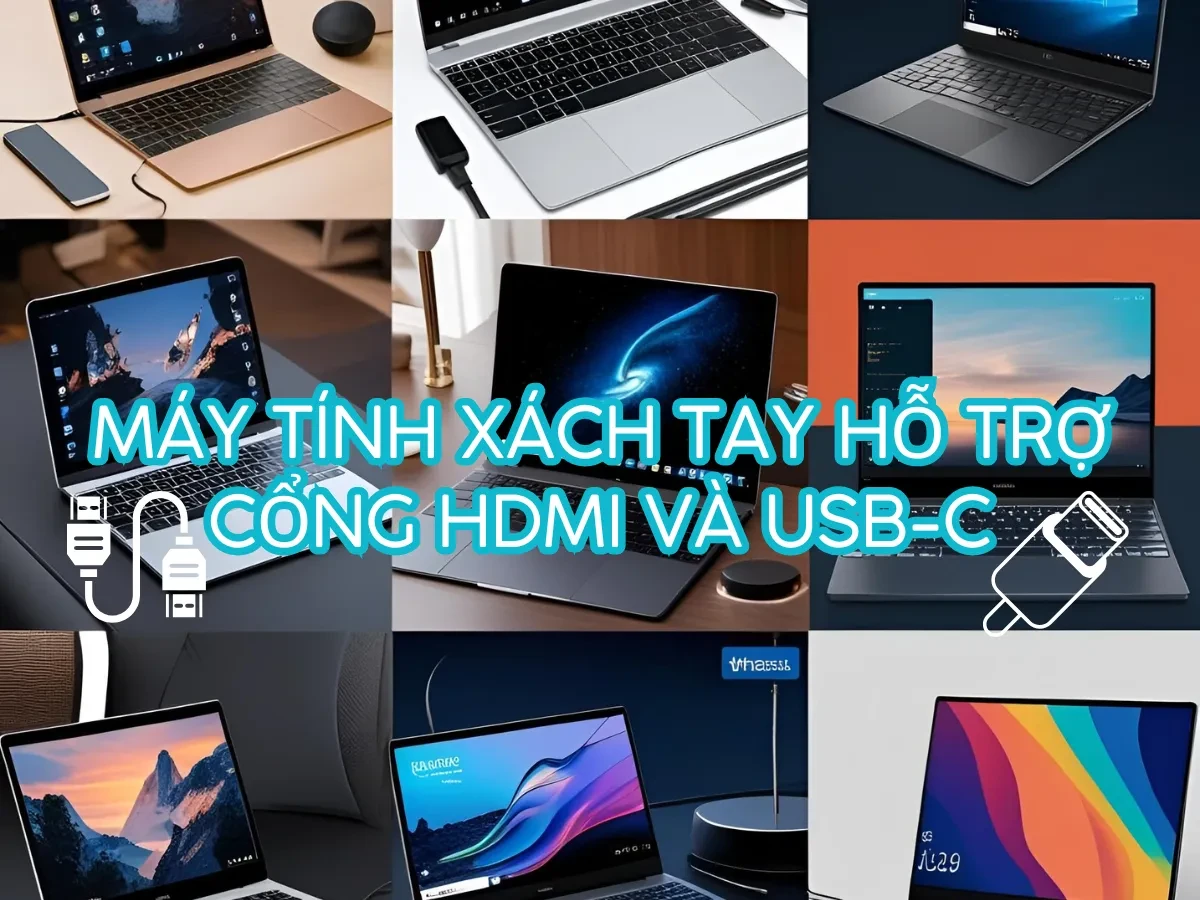 Tại sao HDMI và USB-C lại trở thành tiêu chí bắt buộc trên laptop?
