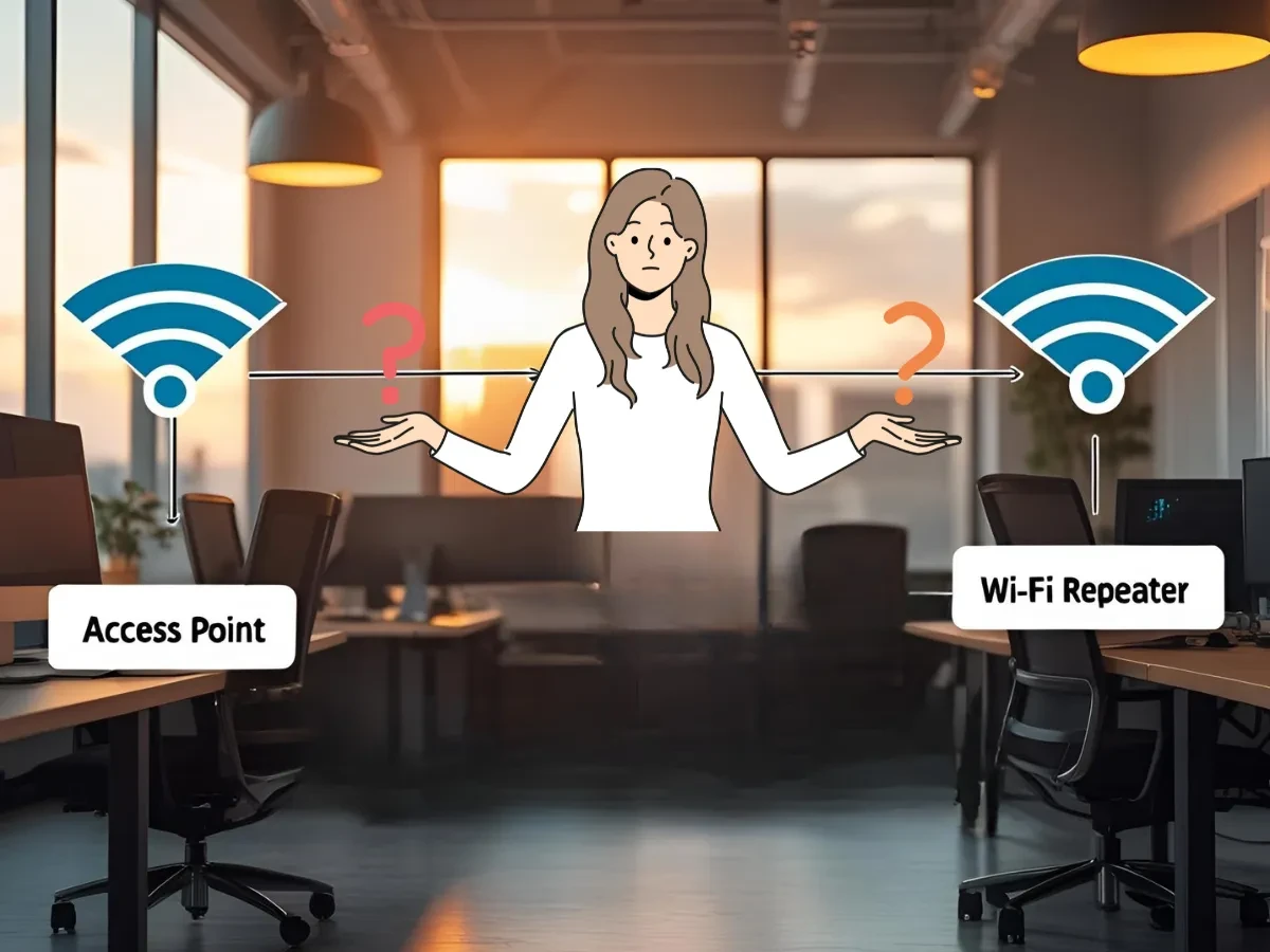 Mức độ bảo mật và kiểm soát truy cập của Access Point vs Repeater