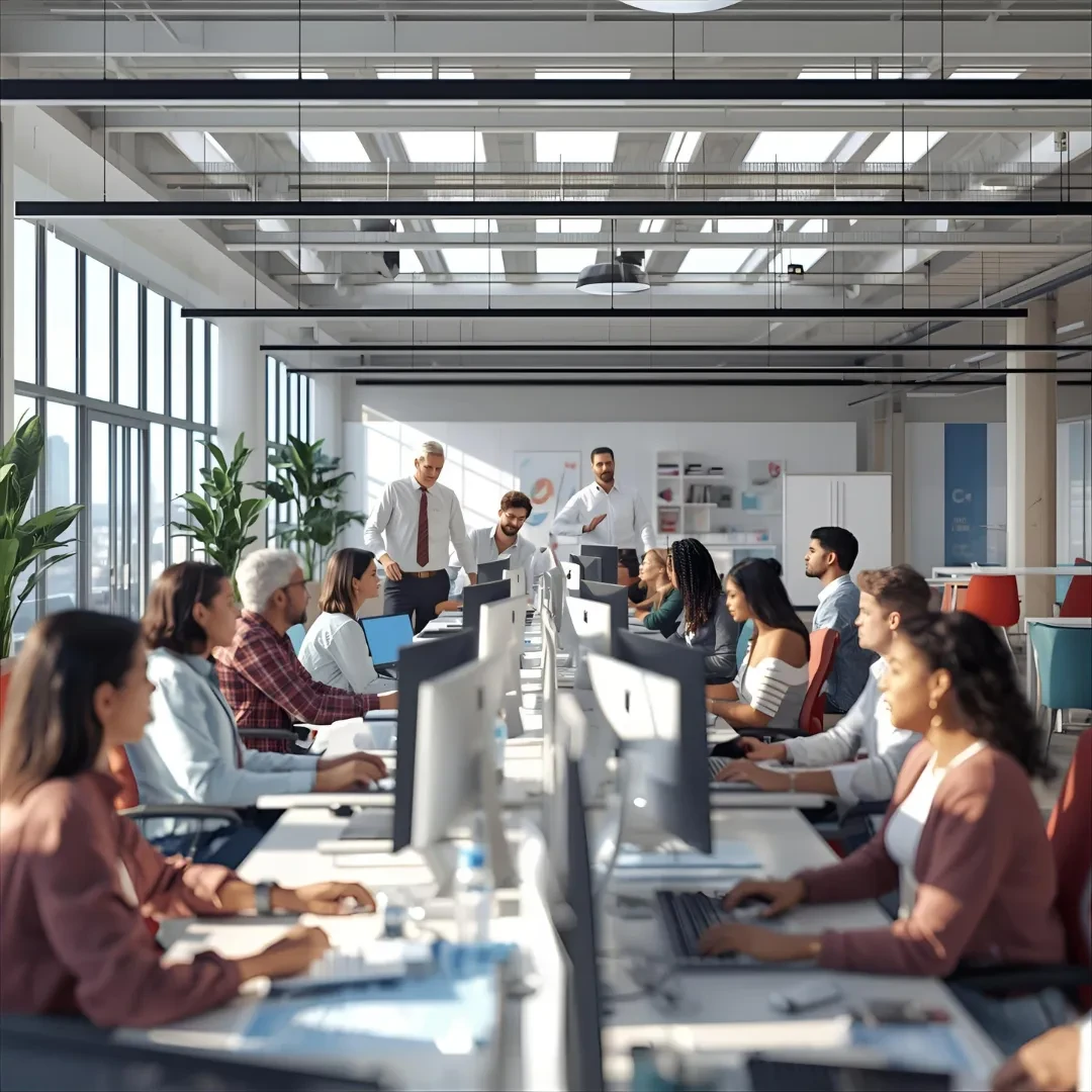 Mẫu máy tính văn phòng thực tế dành cho bộ phận nhân sự