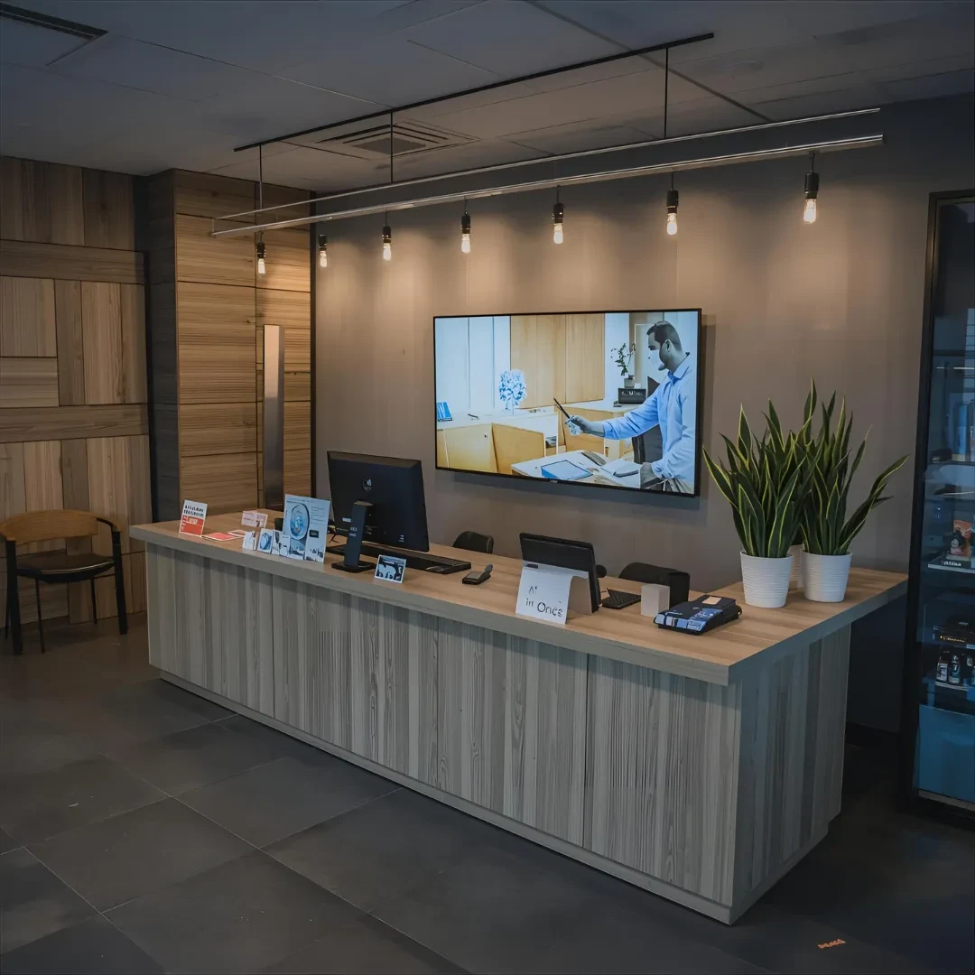 Một số mẫu All In One phổ biến phù hợp cho quầy lễ tân