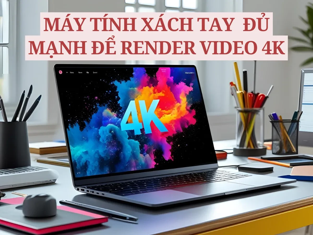 Yêu cầu phần cứng cơ bản để render video 4K