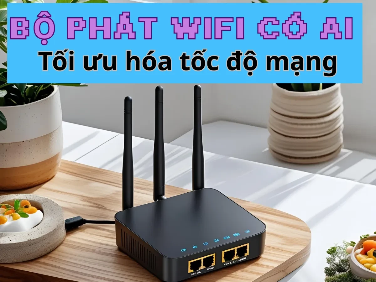 Bộ phát WiFi có AI – Công nghệ giúp tối ưu hóa tốc độ mạng