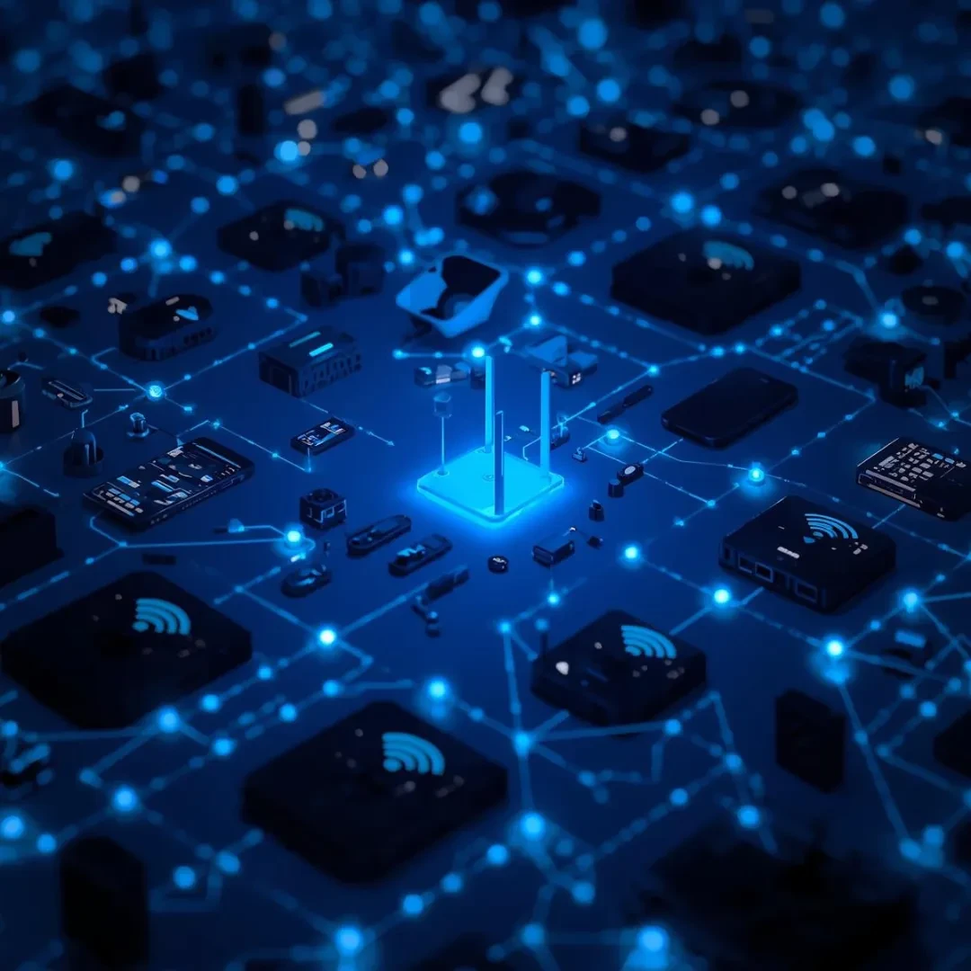 Cách các thiết bị kết nối phối hợp với nhau trong một gia đình dùng mạng ổn định