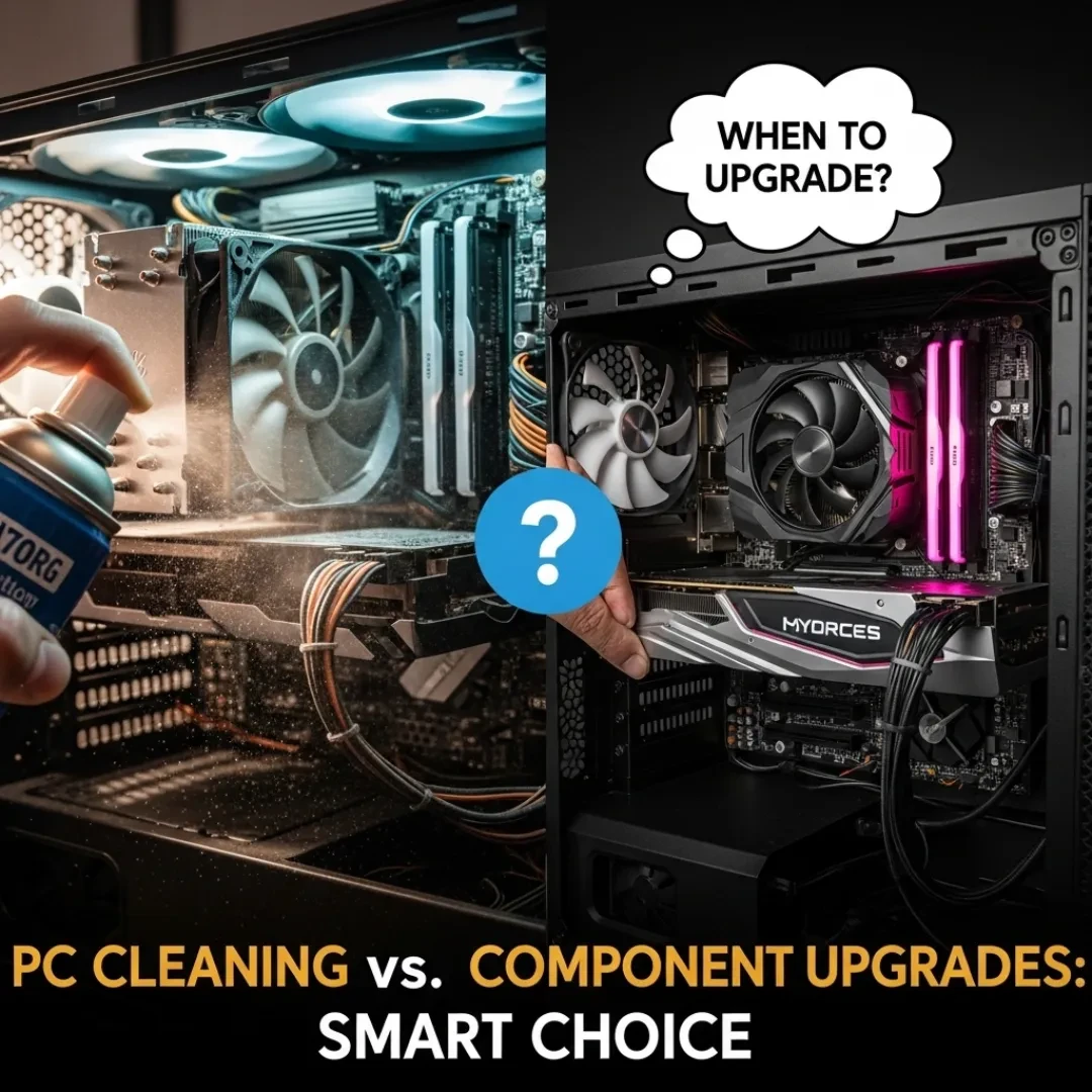 So sánh chi phí và giá trị giữa vệ sinh PC và nâng cấp