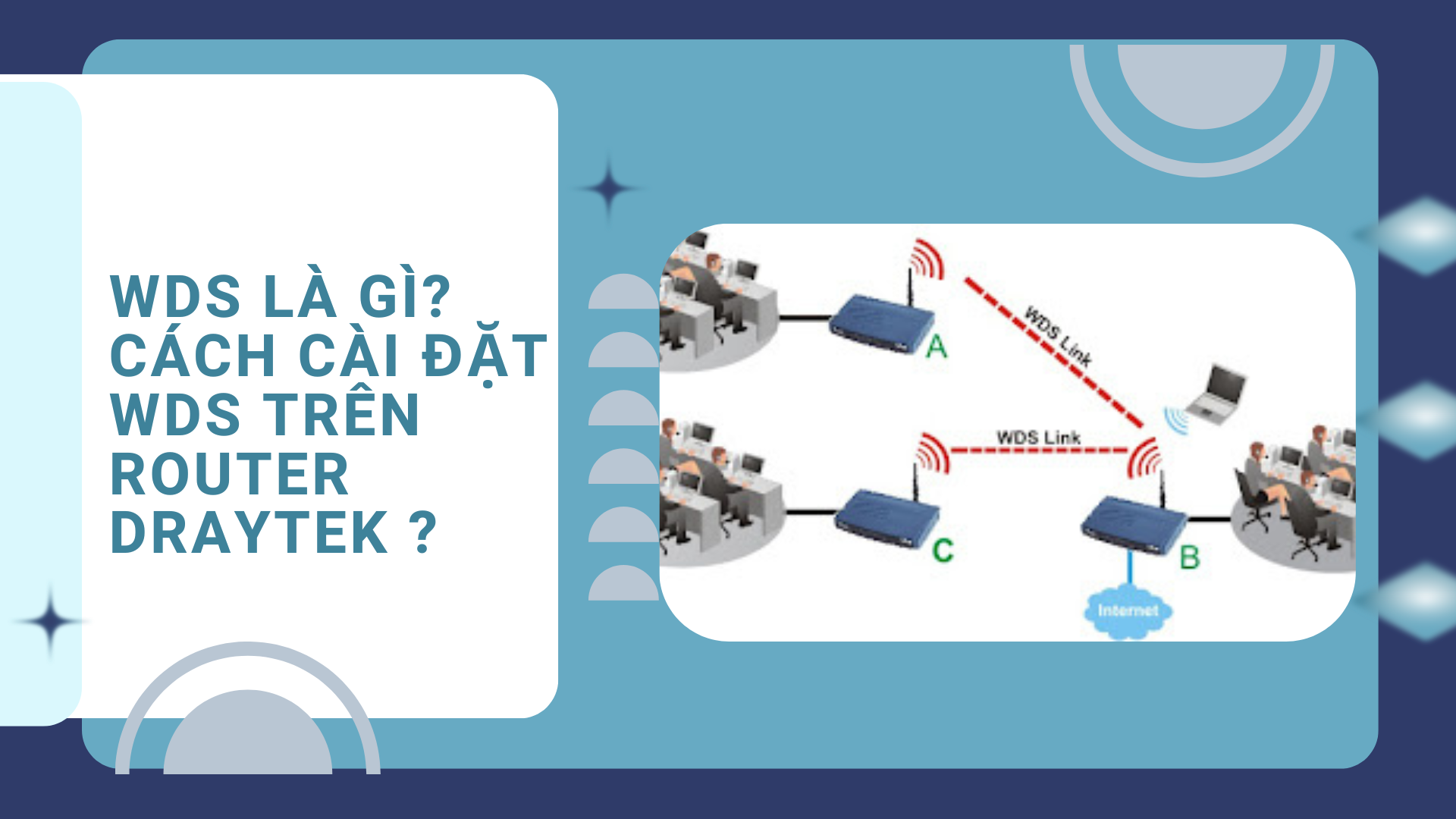 WDS là gì? Cách cài đặt WDS trên Router DrayTek nhanh nhất
