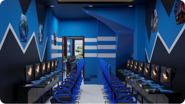 Dự án thi công phòng game tại TP. HCM