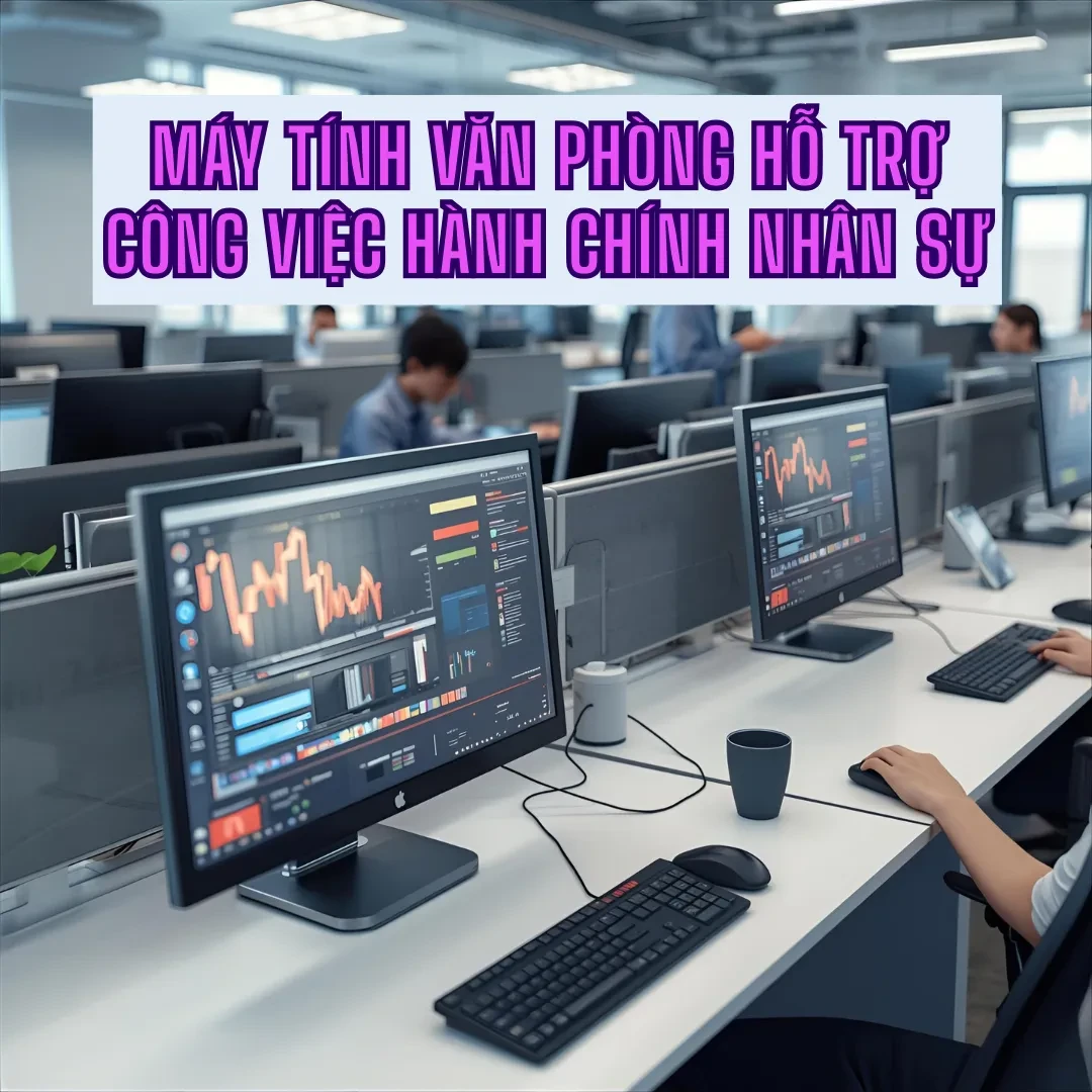 Máy tính văn phòng hỗ trợ công việc hành chính nhân sự