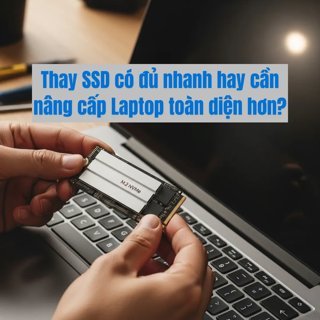 Thay SSD có đủ nhanh hay cần nâng cấp Laptop toàn diện hơn?