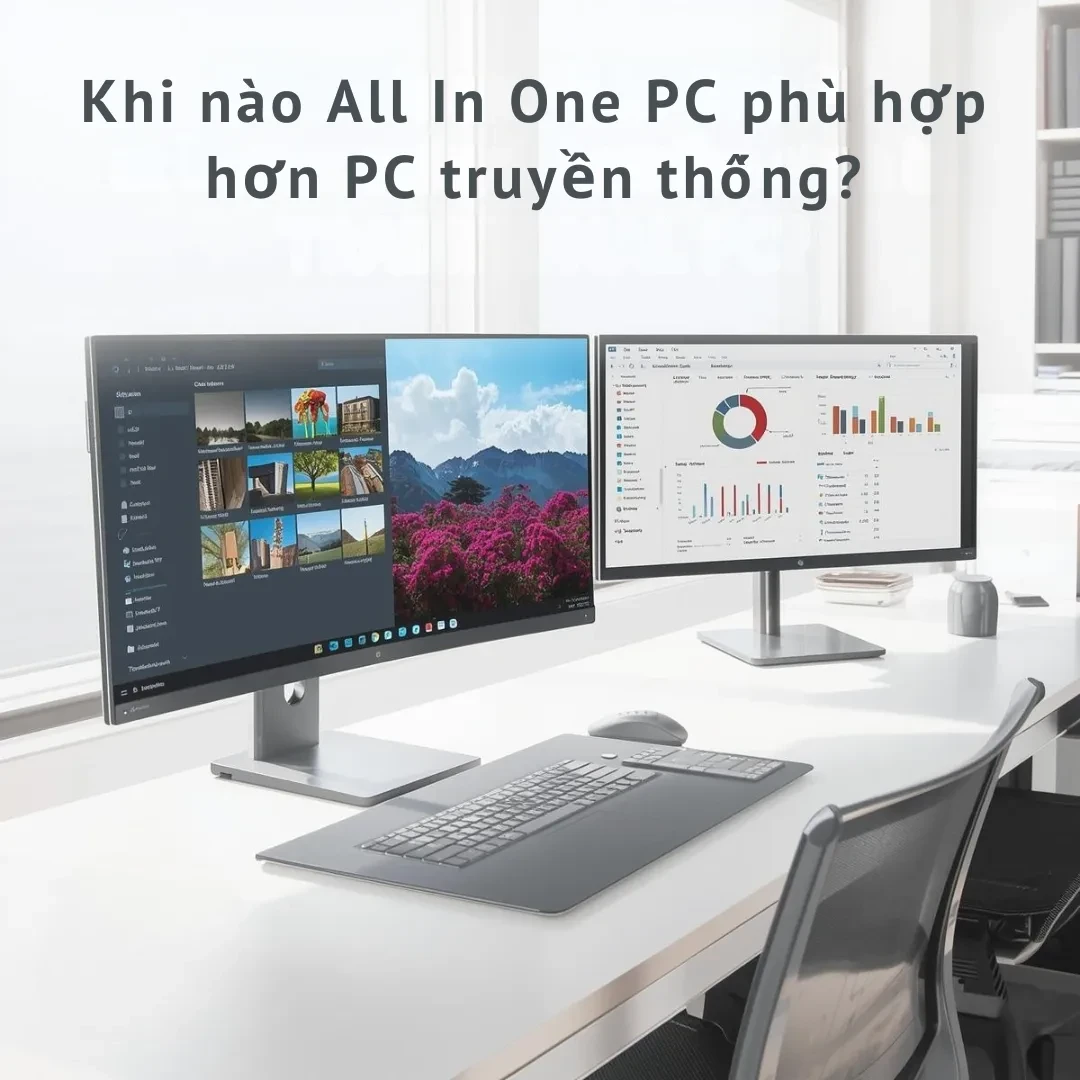 Khi nào All In One PC phù hợp hơn PC truyền thống?