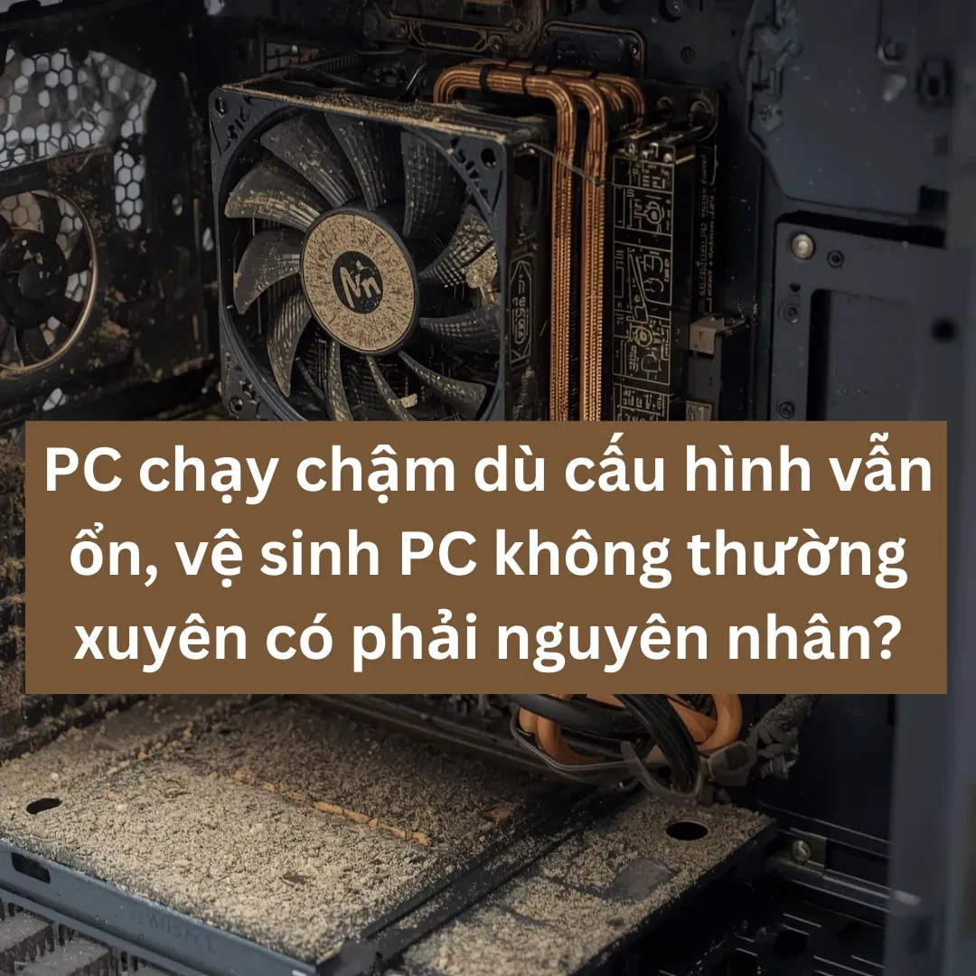PC chậm - Vệ sinh PC không thường xuyên có phải nguyên nhân?