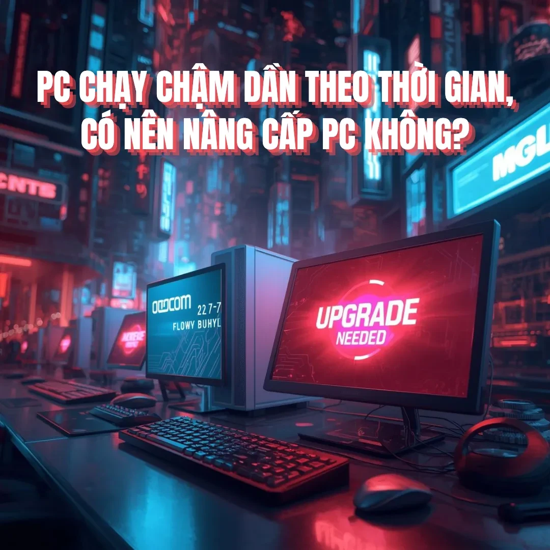PC chạy chậm dần theo thời gian, có nên nâng cấp PC không?