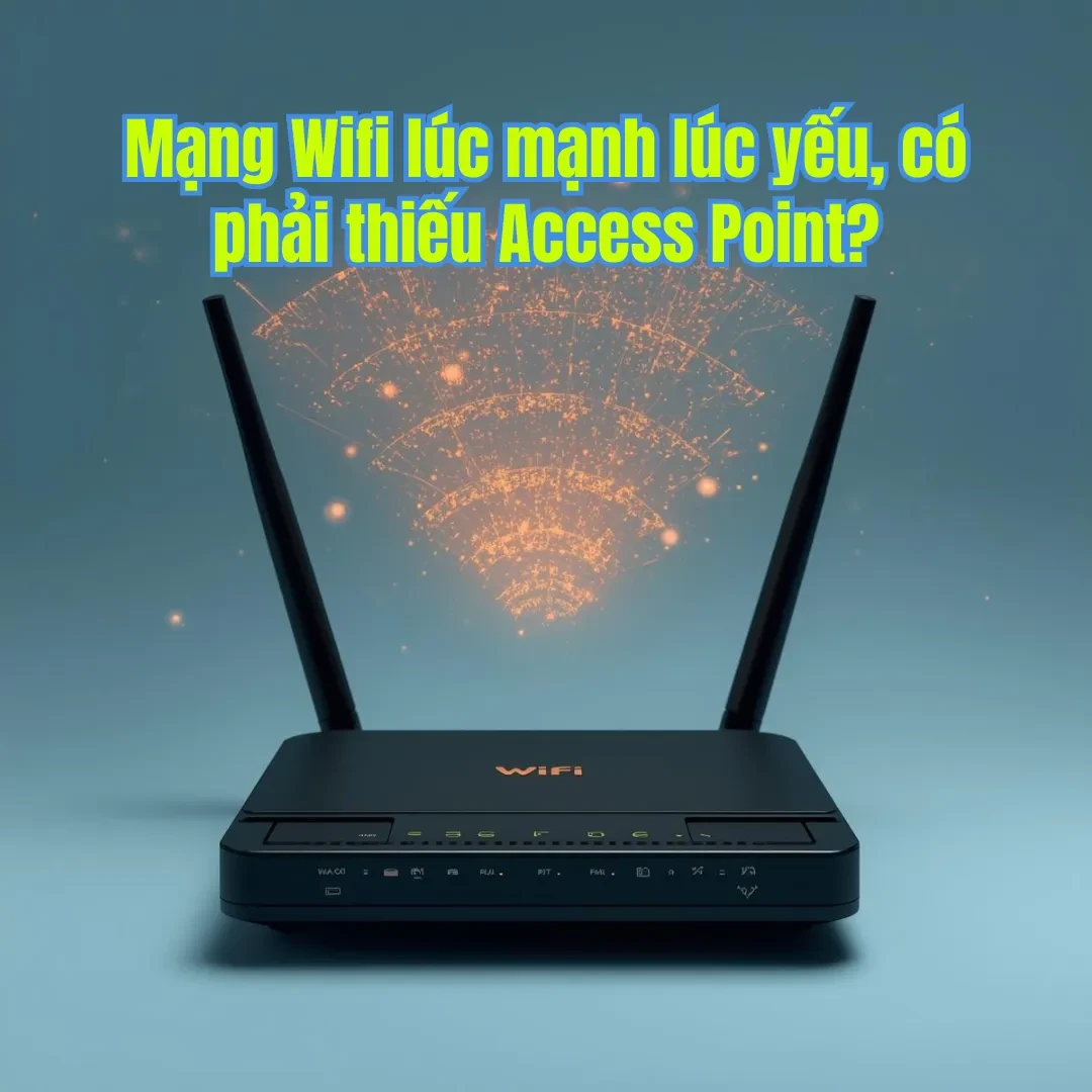 Mạng Wifi lúc mạnh lúc yếu, có phải thiếu Access Point?
