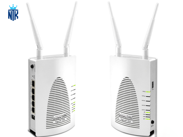VigorAP903 AC1300 - MESH WiFi AP chuyên dụng tích hợp RADIUS Server - Hàng Chính Hãng