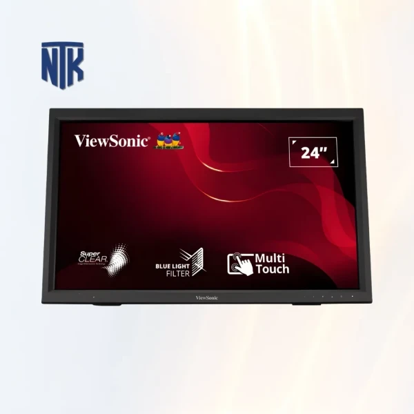 Màn hình cảm ứng 24 inch Viewsonic TD2423 | VA / Full HD / 75Hz / 5ms | 7H / 40° | Loa 2W | HDMI, DVI, USB