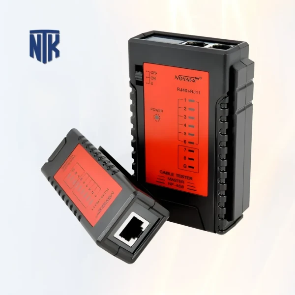 Máy Test cáp mạng/điện thoại Noyafa NF-468 | RJ11/RJ45 | DC 60V