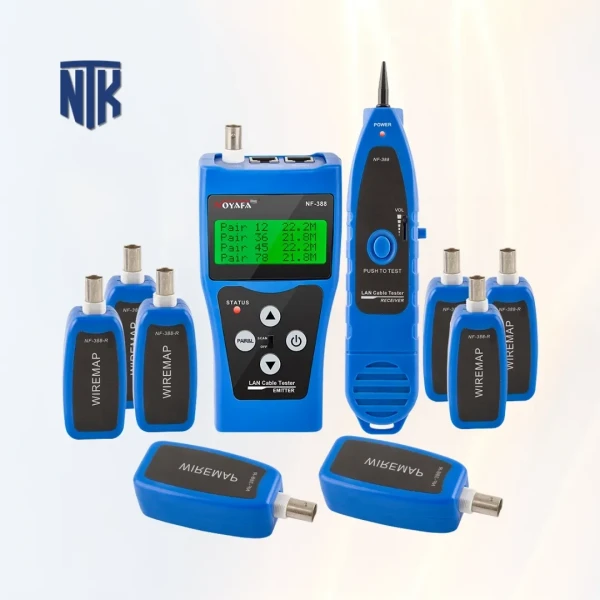 Máy Test cáp mạng Noyafa NF-388 | 8 Remotes | RJ45/RJ11/USB/Coaxial