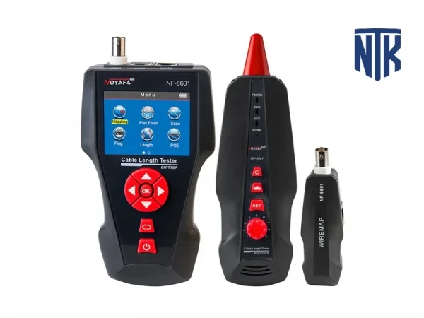 Máy Test độ dài cáp mạng Noyafa NF-8601 | 5-2000m | RJ45/RJ11/BNC | PING/POE
