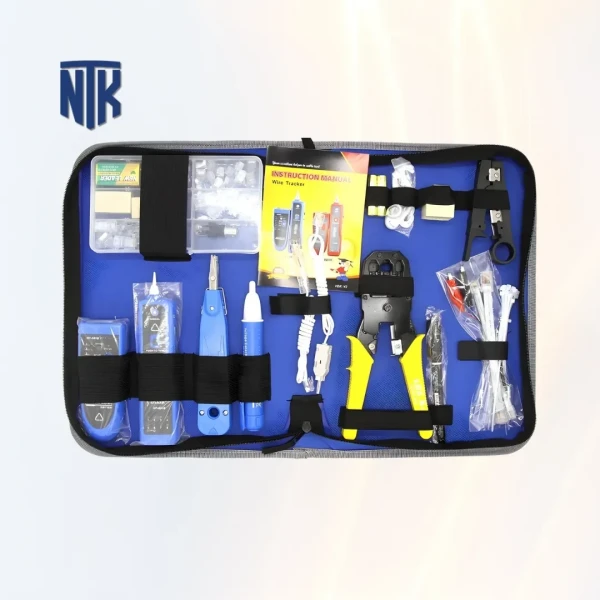 Bộ công cụ mạng Noyafa NF-1501 | Bấm đầu dây mạng | Test cáp | Dò dây | Tuốt dây | Đột dây | Kiểm tra điện áp