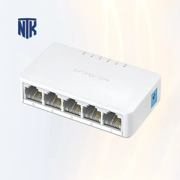 Switch 5 Port Mercusys MS105 | 10/100Mbps | 5 Cổng | Vỏ Nhựa