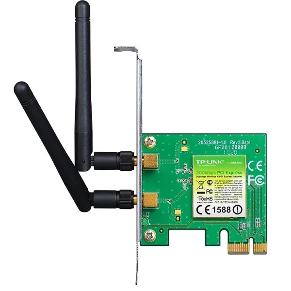 Bộ Chuyển Đổi Không Dây TP-Link TL-WN881ND PCI Express Chuẩn N 300Mbps - Hàng Chính Hãng