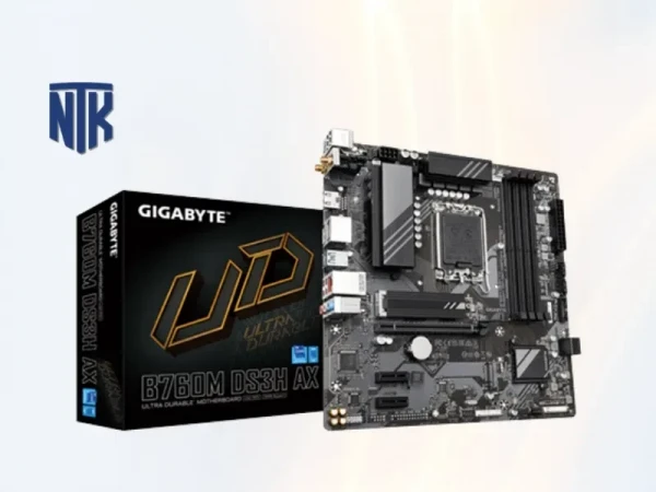 Bo mạch chủ Gigabyte B760M DS3H AX DDR5 | PCIe | Micro ATX