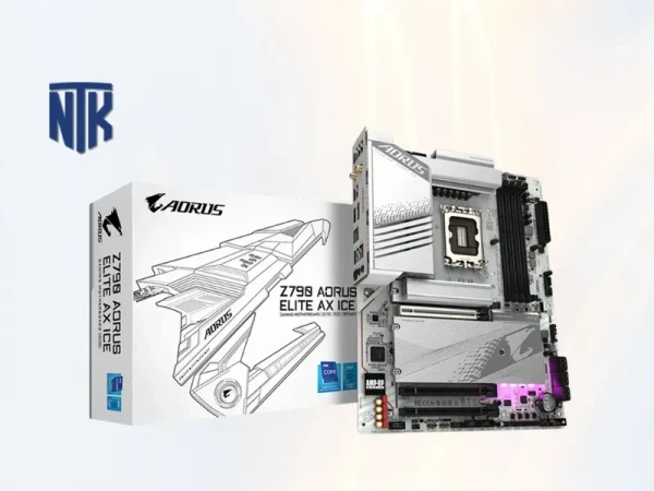 Bo mạch chủ Gigabyte Z790 AORUS ELITE AX ICE DDR5 | PCIE | Micro ATX