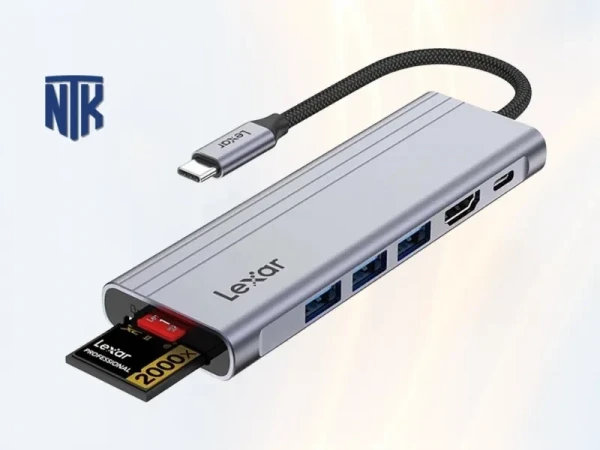 Hub USB-C 7 in 1 Lexar LPAH31N-RNHNG