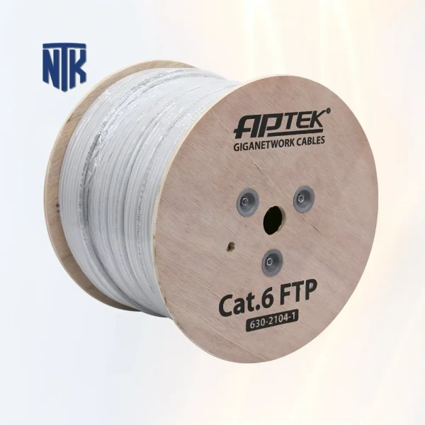 Cáp mạng Aptek Cat.6 FTP CCA 23AWG (630-2104-1) | 305m