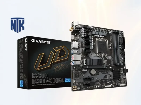 Bo mạch chủ Gigabyte B760M DS3H AX | DDR4 | M-ATX
