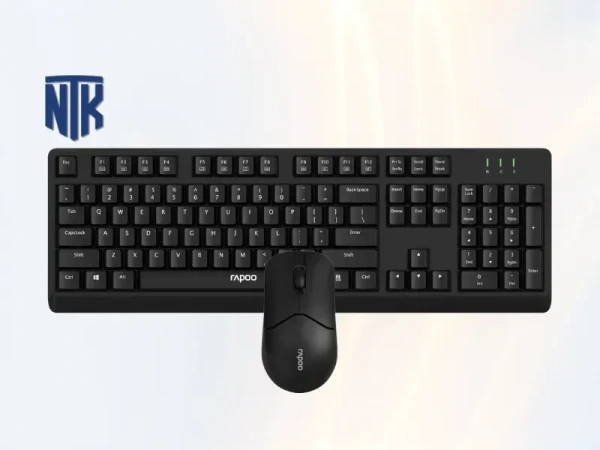 Bộ bàn phím chuột không dây Rapoo X1500 | 2.4GHz | 1200dpi