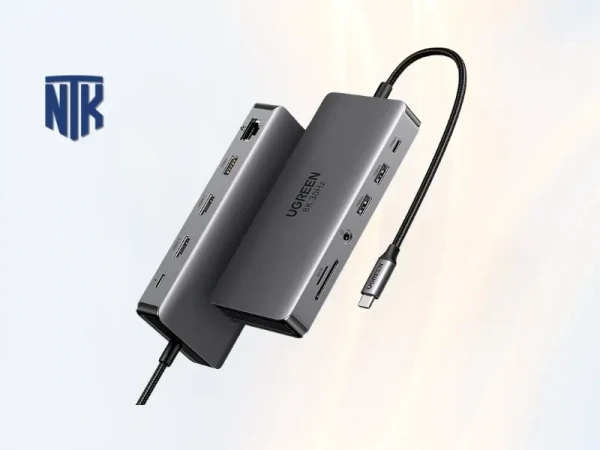 Bộ Hub chia Type C ra 2 cổng HDMI Ugreen (15965)